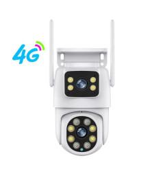 Камера 4G сим с двойной линзой от 220v