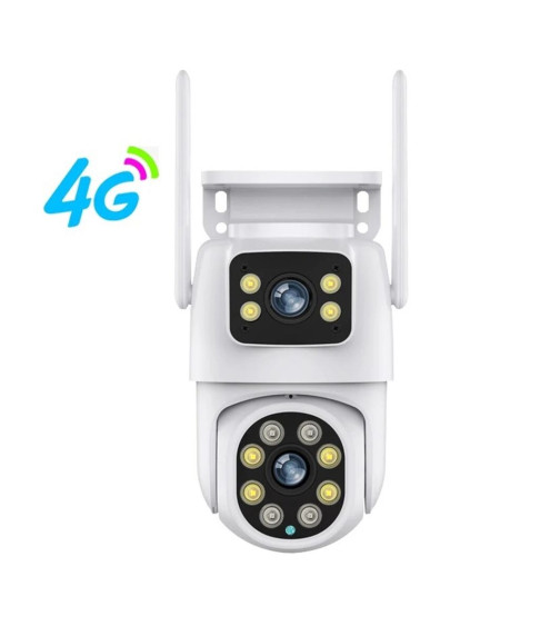 Камера 4G сим с двойной линзой от 220v