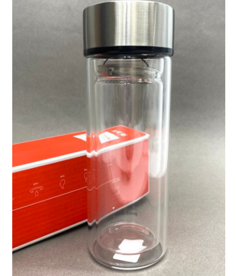 Фляга-термос стеклянная, двухслойная, 300 мл Фляга-термос стеклянная, двухслойная, 300 мл