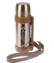 ﻿Туристический термос "PENGUIN"  с регулируемой ручкой, держит тепло 24 ч