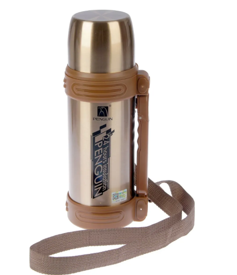Туристический термос "PENGUIN" с регулируемой ручкой, держит тепло 24 ч Туристический термос "PENGUIN" с регулируемой ручкой, держит тепло 24 ч