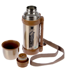 ﻿Туристический термос "PENGUIN"  с регулируемой ручкой, держит тепло 24 ч