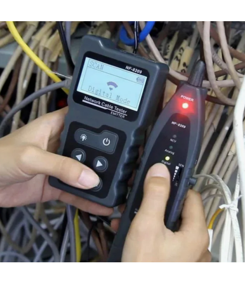 Кабельный тестер цифровой "Noyafa" NF-8209 (английская  кнопка)