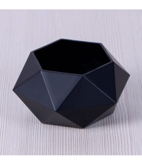 Левитирующий цветочный горшок Globusoff, мрамор, черный Левитирующий цветочный горшок Globusoff, мрамор, черный