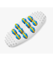 ﻿Массажёр для ног с роликами и массажными шипами