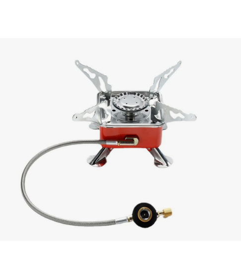 Походная газовая горелка с шлангом складная Походная газовая горелка с шлангом складная