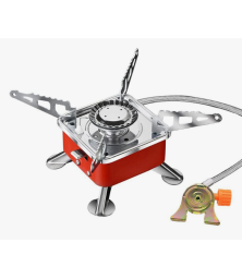 Походная газовая горелка с шлангом складная