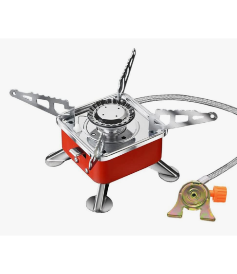 Походная газовая горелка с шлангом складная Походная газовая горелка с шлангом складная