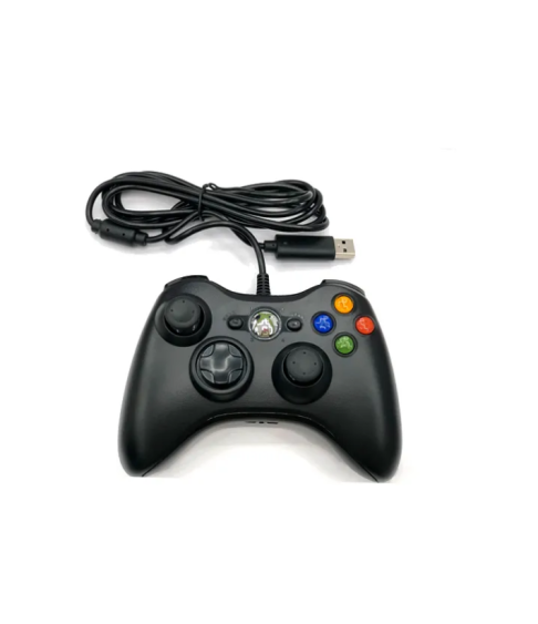 Джойстик проводной Controller for Xbox 360 (черный) Джойстик проводной Controller for Xbox 360 (черный)