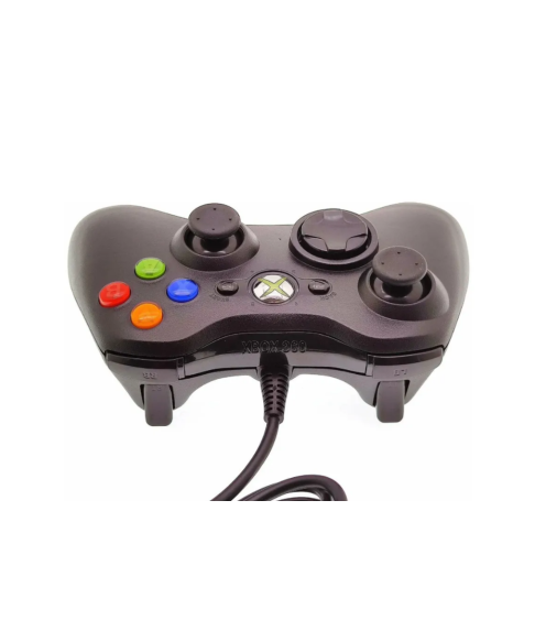 Джойстик проводной Controller for Xbox 360 (черный) Джойстик проводной Controller for Xbox 360 (черный)