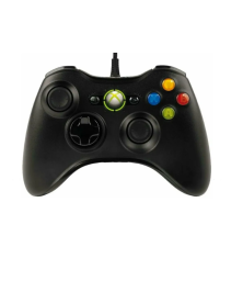 Джойстик проводной Controller for Xbox 360 (черный)