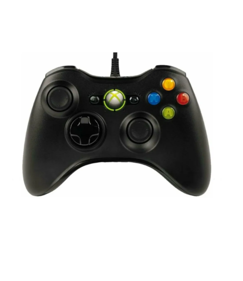 Джойстик проводной Controller for Xbox 360 (черный) Джойстик проводной Controller for Xbox 360 (черный)