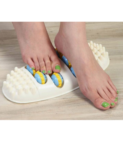 Массажёр для ног с роликами и массажными шипами Массажёр для ног с роликами и массажными шипами