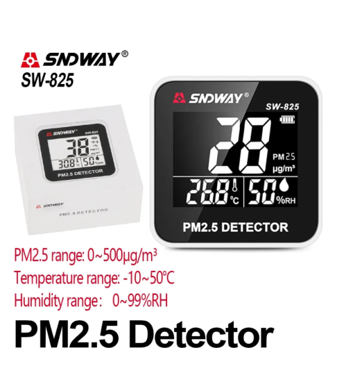 Анализатор качества воздуха "SNDWAY" SW-825 Анализатор качества воздуха "SNDWAY" SW-825