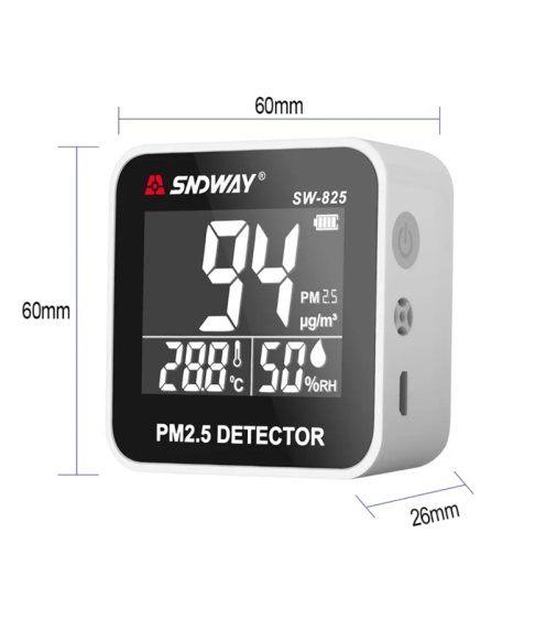 Анализатор качества воздуха "SNDWAY" SW-825 Анализатор качества воздуха "SNDWAY" SW-825