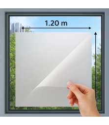 Матовая самоклеящаяся плёнка на окна (ширина 1.50 см, длина 1метр)