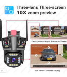 IP-камера видеонаблюдения IPC360 HOME, 5K, 12 Мп, Wi-Fi, PTZ