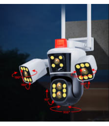 WiFi IP-камера Наружная Трехобъективная PTZ IP-камера 