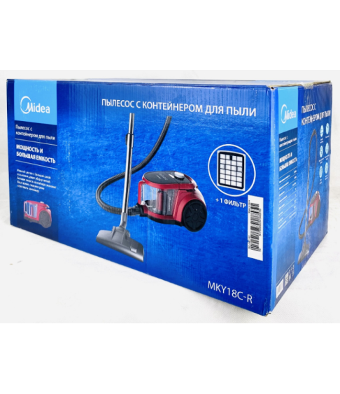 Пылесос "Midea" MKY18C-R красный