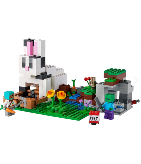 Конструктор My World: Кроличье ранчо, 352 дет. (60157) / совместим с LEGO Minecraft и аналогами