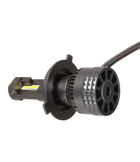 Автомобильная LED лампа Z7 ULTRA с тройной системой охлаждения/95w/5000k/комплект, для автомобильных фар/ H4/дальный ближний