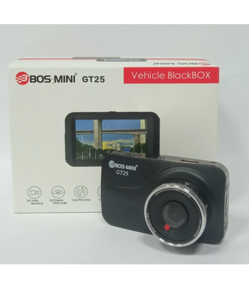 Видеорегистратор автомобильный LCD 3" HD Video "Bos-Mini" GT25 (черный)
