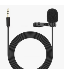 Микрофон петличный Tiktok MIC Lav, 1.5м, черный