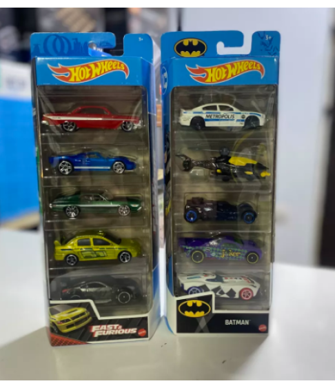 Набор машинок Hot Wheels коллекционные BATMAN 5 шт. 