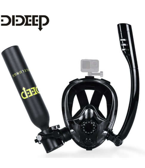 Маска для плавания,с кислородным баллоном DIDEEP0.5LPlus