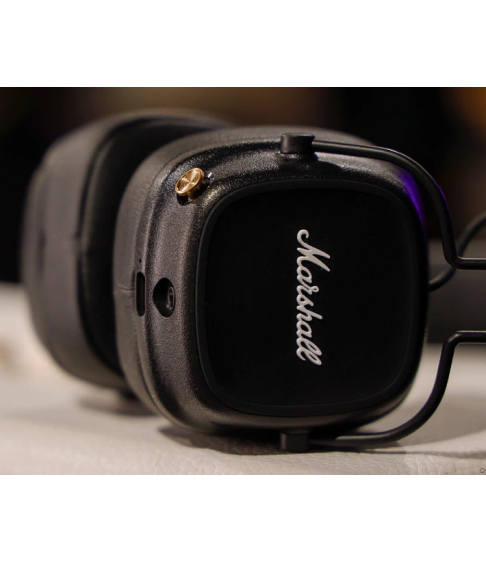 Беспроводные наушники Marshall Major IV, mini jack 3.5 mm, черный