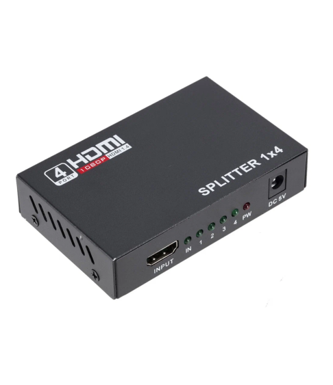 HDMI делитель (HDMI разветвитель, HDMI Splitter) 1*4 (1080P 3D splitter ver 1.4)