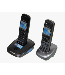 Радиотелефон "Panasonic" KX-TG2512 RU, cерый с черным