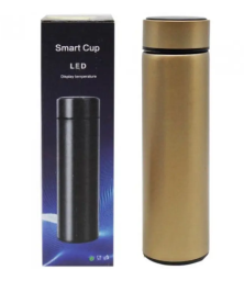 Термос "Smart Cup Led" 500 мл золотистый MA-X217 