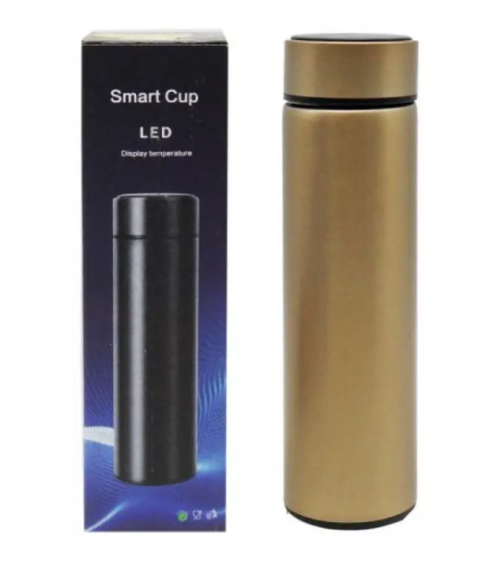 Термос "Smart Cup Led" 500 мл золотистый MA-X217 