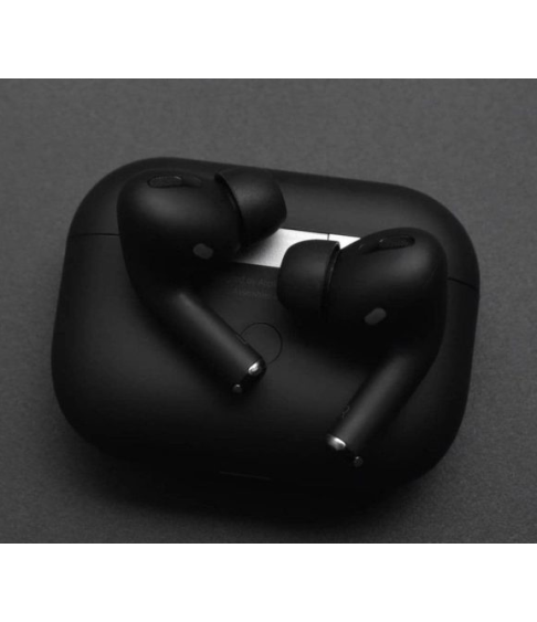 Airpods Pro Black Edition 1:1 с чехлом для беспроводной зарядки