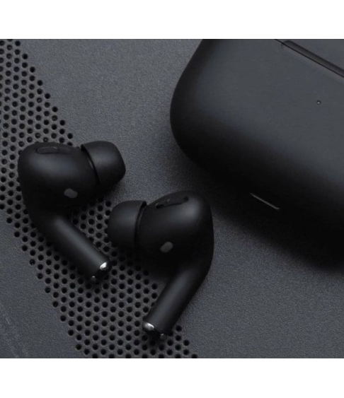 Airpods Pro Black Edition 1:1 с чехлом для беспроводной зарядки