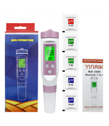 Тестер воды 7-в-1 BLE-C600 с Bluetooth (PH / ORP / EC / TDS / SALT / Temp / S.G)