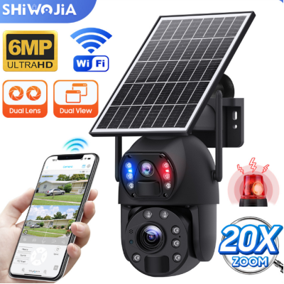 Солнечная камера 4G SIM 20X оптический зум солнечная батарея камера двойной вид ночного видения .