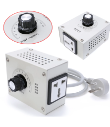 Регулятор скорости двигателя 4000 Вт переменный ток 220 В регулятор переменного напряжения регулятор скорости вентилятора диммер двигателя