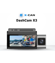 Видеорегистратор X-CAN DashCam X3 4K WiFi серебристый