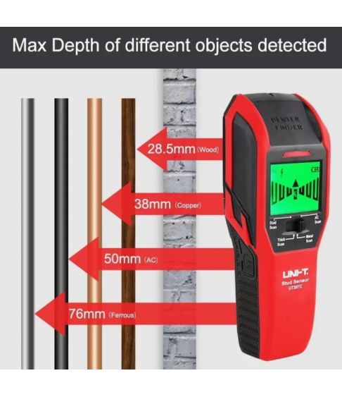 Детектор проводки "UNI-T" UT387C