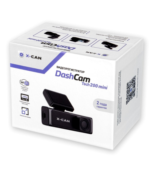 Видеорегистратор "X-CAN" DashCam Tech 200 mini Видеорегистратор "X-CAN" DashCam Tech 200 mini