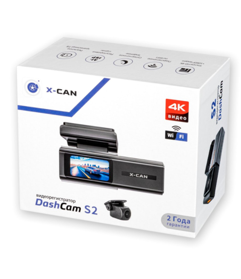 Видеорегистратор "X-CAN" DashCam S2 Видеорегистратор "X-CAN" DashCam S2