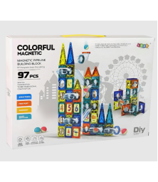 Магнитные блоки Lock Track для шариков 97 штук