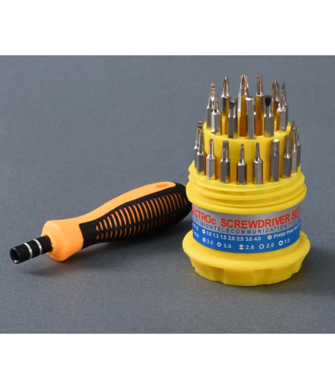 Набор отверток для ремонта электроники (31 в 1) Набор отверток для ремонта электроники (31 в 1)