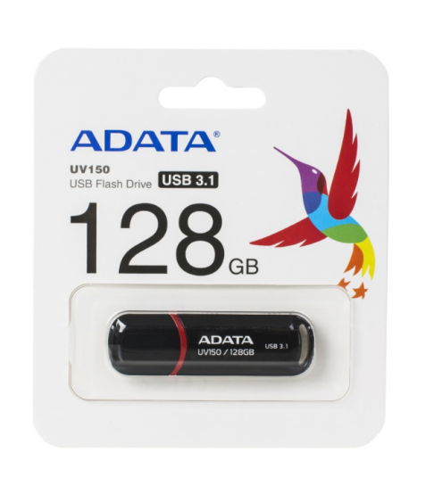 USB флешка ADATA 128Gb AData UV150 black USB 3.1