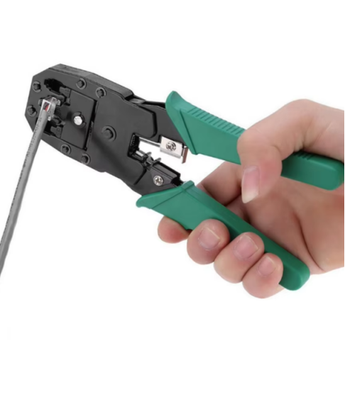 Плоскогубцы для обжима разъемов RJ11, RJ12, RJ45, для сетевых и телефонных кабелей Плоскогубцы для обжима разъемов RJ11, RJ12, RJ45, для сетевых и телефонных кабелей