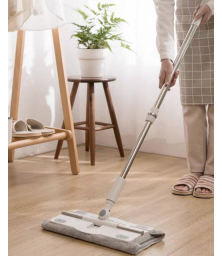 Швабра плоская с 3 тряпками 