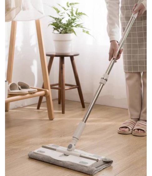 Швабра плоская с 3 тряпками Швабра плоская с 3 тряпками