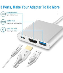 Многопортовый адаптер USB C — HDMI, концентратор